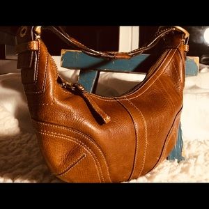 Coach vintage brown leather